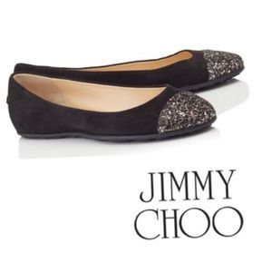 NEW!!!! AUTHENTIC Black patent Jimmy Choo flats